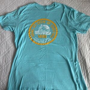 Blue Vans 2014 Surf Short Sleeve Tee